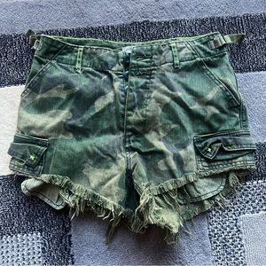 We the free navy green high rise shorts size 0